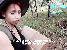 Latina pussy-eating outdoors in Jungle insurgent camp