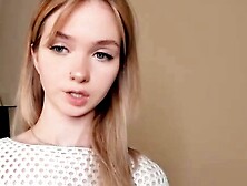 Blonde Teen Sierras First Erotic Masturbation Video