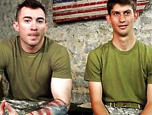 Two Horny Army Guys Are Having Some Wild Anal Sex