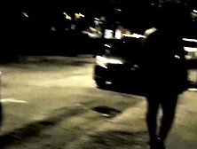 Big ass Milf walk outdoor