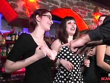 Slutty Latina public fucked n facialized in front audience