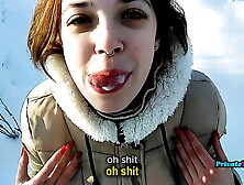 Outdoor bj by stepsister russian is my favorite