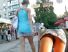 Hot a-hole and cum-hole upskirt (fake)