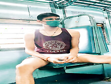 Desi Teen Cumshot In Train Public