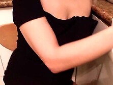 Sheer hose in the kitchen!!