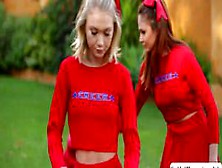 Teen Jenna sucks her mom Jelenas big tits and wet pussy