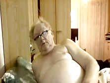 Grandfather Stroke With Dildo On Cam