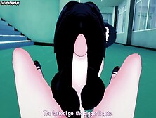 Asian Cartoon Point Of View Feet Persona Wakaba Isshiki