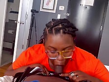 Black big beautiful woman Who Quit Porn,  Delivers Pizza and Gets Tip