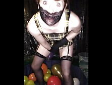 Irish Slut goes WAM with PB&J, plays with Balloons (Part 1)