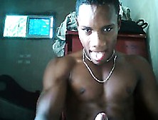 Black Gay Guy Jerking Live Cam