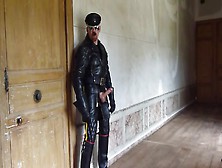 Langlitz Full Leather Cop Gay Fucking!!