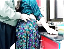 Uncle fuck rent chick at kitchen.  Uncle left his character in the kitchen