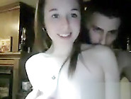 Teen Couple Having Fun Live