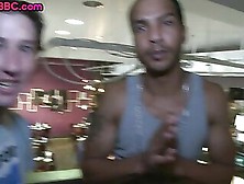 Ir Top Stud Fucks Black Butt In Public Caffe After Casting