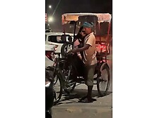 Indian Slut Giving Handjob In Public