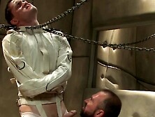 Bondaged Slut Suspended In Electric Chair - Kinks Gone Wild With Dilfs! (R18)