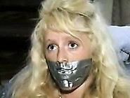 Cute Blonde Slave Duct Taped Classic