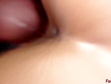 Extraordinary anal invasion with jizz flow inside amateur beauty's marvelous booty