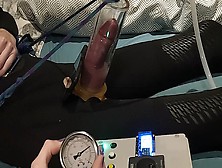 Dynamic Penis Pumping.  Automatic Cock Pump.  Homemade