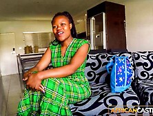 Chubby ebony bitch wants model contract but all she gets is a schlong up her behind