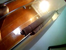 Sister caught showering