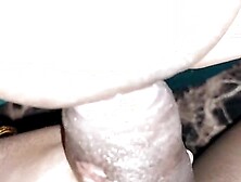 Tamil Aunty Gives A Handjob To Her Hubby And Touches And Plays With Hot Nipples And Cock