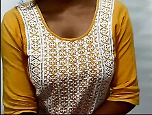 Indian Desi Cute Bhabi With Amazing Tits Changing Dress In Front Of Web Camera