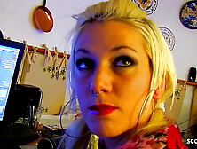 Charming blonde inked Teenie Milky watch his own Anal Porn review