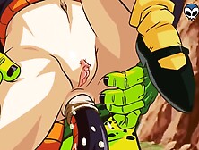 Golden Android eighteen & Cell Extended Edition