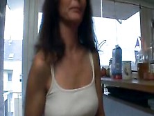 Horny German Mom In Her Kitchen