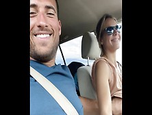 Fun Flirty Hand-Job Driving Through The Country - Kate Marley