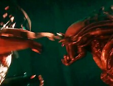 Insatiable Blonde Really Liked Sex With A Serious Monster.  3d Animation Hardcore Sex Video