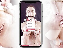 hundred of actions, BDSM porn simulator with French Pauline Cooper as your little slave !