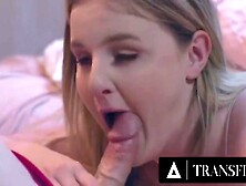 Erica Cherry In Trans Teen Lets Her Cis Bff Play With Her Cock During Sleepover W