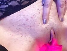 Big Swollen Clit Lick With My Toy Pussy Play