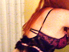 G string tan lines on this redhead omg