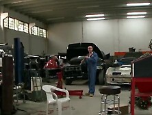 Horny Pornstars Get Down And Dirty With Some Car Mechanics