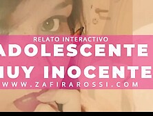 ROLEPLAY JOVENCITA VIRGEN,  DULCE E INOCENTE | RELATO ERÓTICO INTERACTIVO [ASMR] STORIES IN SPANISH