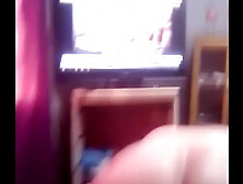 Fucking my thick filthy wifey while watching sex tape of me fucking tight skinny youngster step daughter Must watch free film