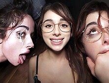 DADDYS FLOOR LICKING GIRL - She Made Him Sperm In Her EYES - Audrey Reid