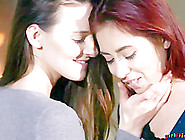 Kira Zen Paula Shy in Passionate Fireside Pussy Licking - GirlfriendsXXX