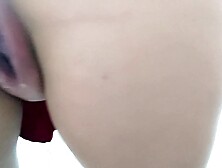 MY STEPMOM VISITS ME AND I RECORD HER VAGINA URINATING (URINATING, LARGE BUTT, PANTIE)