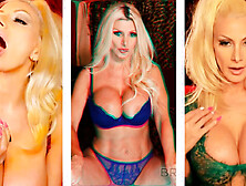 Sexy Kinky Blonde Brittany Andrews Rubs Her Tits And Twat!