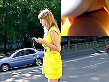 Clip For Paramours Of Red Pants Upskirts