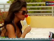 Kourtney Kardashia Bikini Scene – Kourtney & Khloe Take Miami