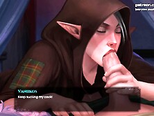 Beautiful Elf Girl Blowjob And Pussy Creampie - Cartoon Animated Porn Game - What A Legend! - #20