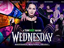 Wednesday's Black Desires: Fucking Her Way Through Nevermore Academy