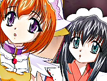 Sexy anime maid fucking her boss