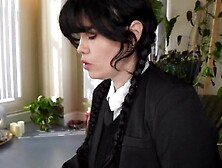 Wednesday Addams Takes Biggest Penis Unfathomable (Ft.  Yhivi)